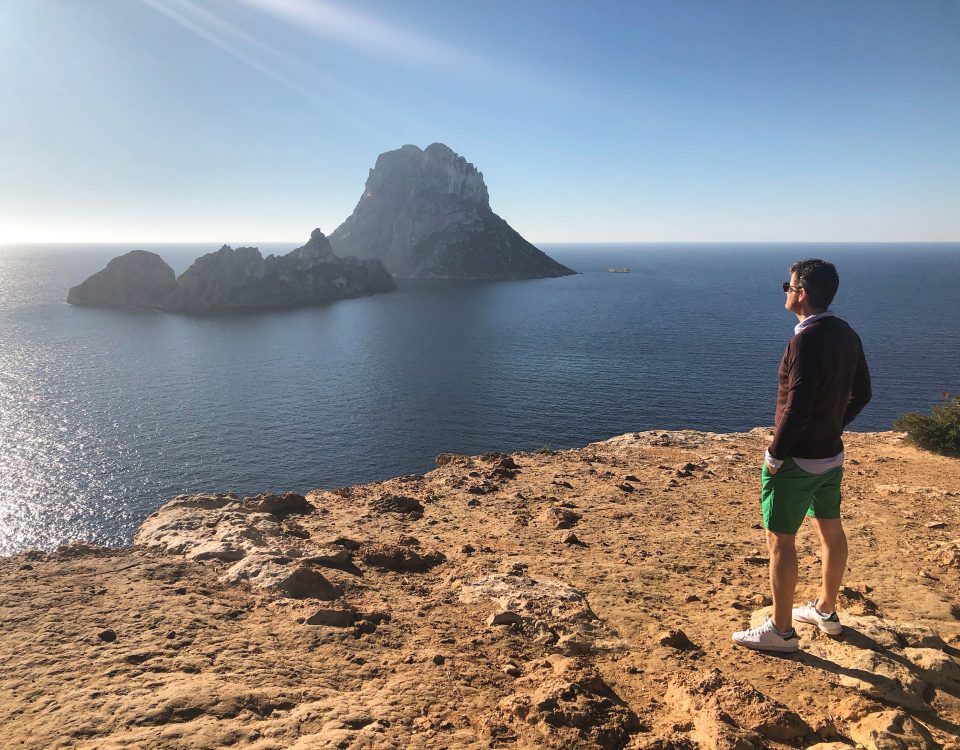 My favorite spot to view Es Vedra in Ibiza, ideally with a picnic from Cas Costas (Photo: Samantha Sault)